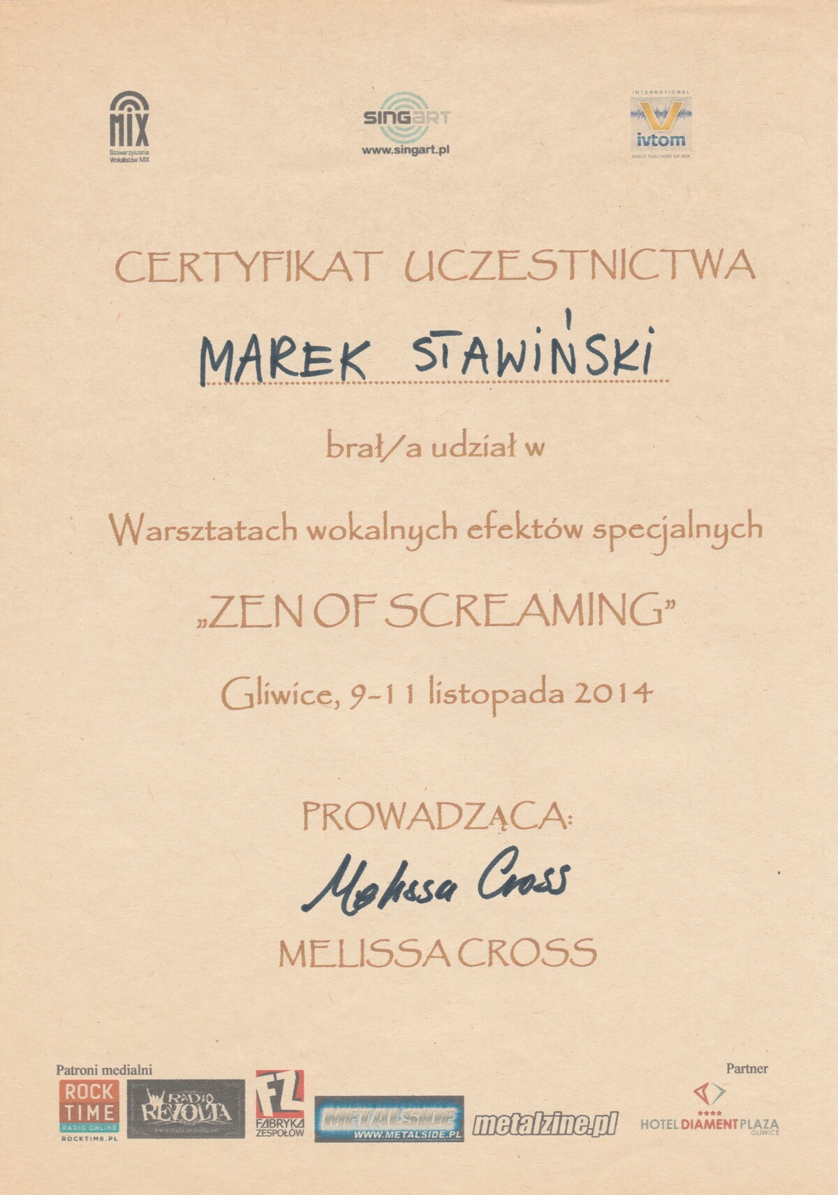 2014 Melisa Cross